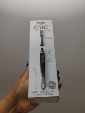 Oral-B Clic Onyx Black Manual Toothbrush Handle